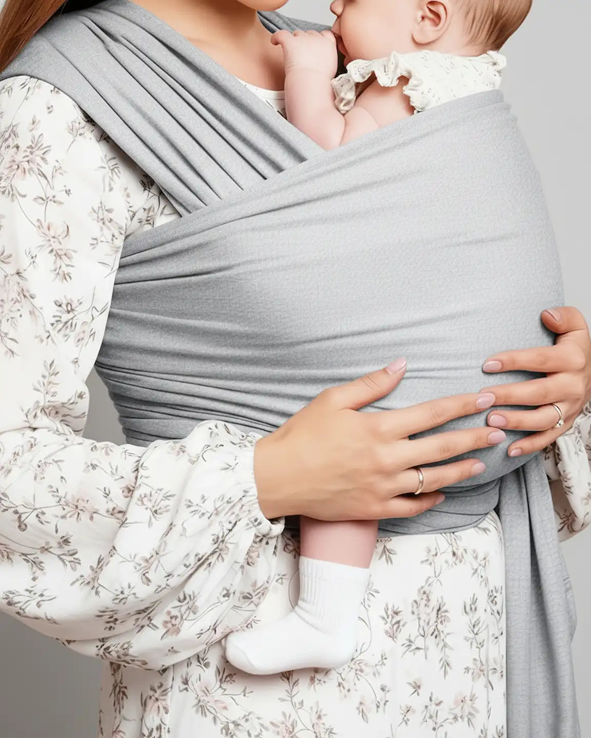Bump Society – The Comfort Collection: Skin-to-Skin Adjustable Baby Wrap Carrier