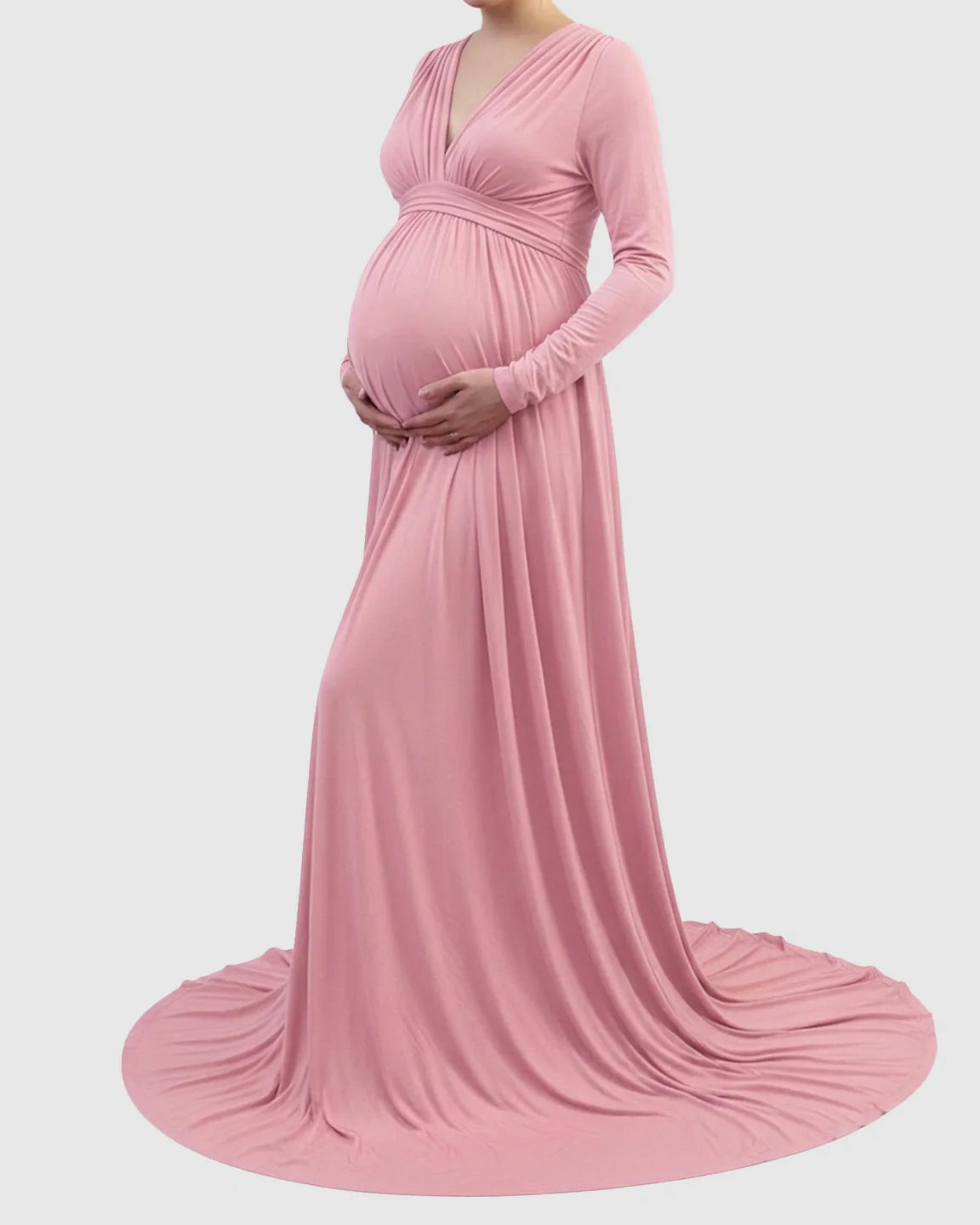 Bump Society – The Comfort Collection: Empire Waist Romantic Style Maternity Photography Gown