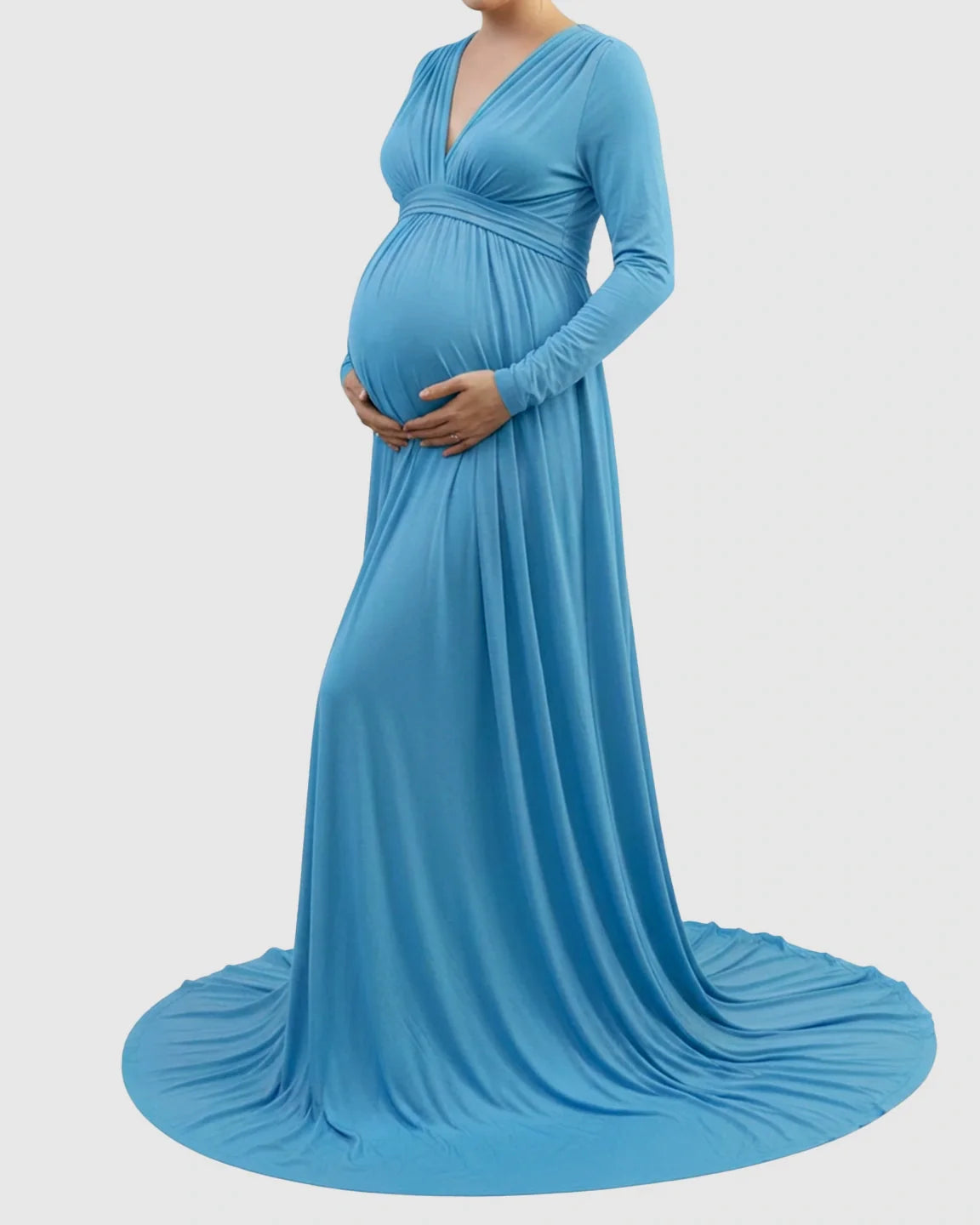 Bump Society – The Comfort Collection: Empire Waist Romantic Style Maternity Photography Gown
