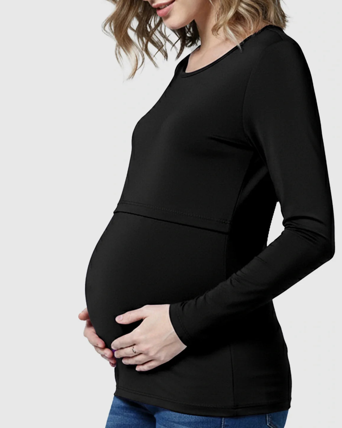 The Nursing Collection  Lift-Up Front Casual Maternity & Nursing Top