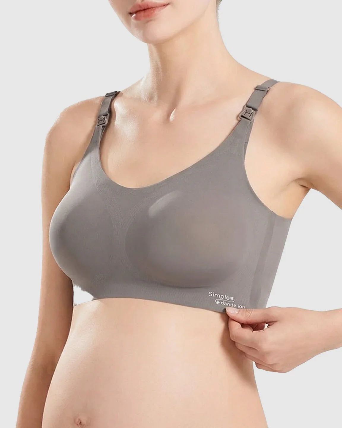 Bump Society – The Nursing Collection: Clip-Down Straps Contoured Nursing Bra