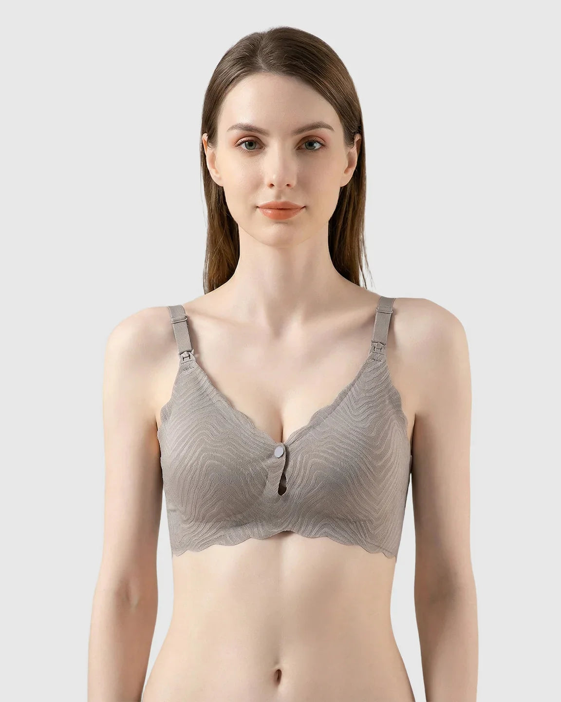 Bump Society – The Nursing Collection: Dual Clasp Seamless Maternity Nursing Bra
