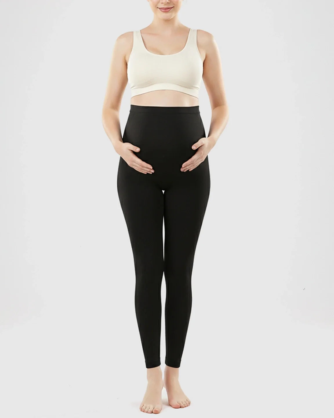 Bump Society – The Comfort Collection: Olivra Seamless High-Waist Maternity Leggings
