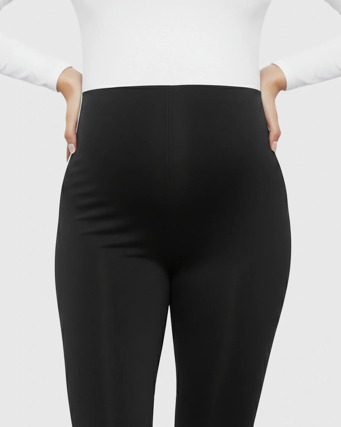 Bump Society – The Comfort Collection: Shaping Side-Stripe Maternity Leggings