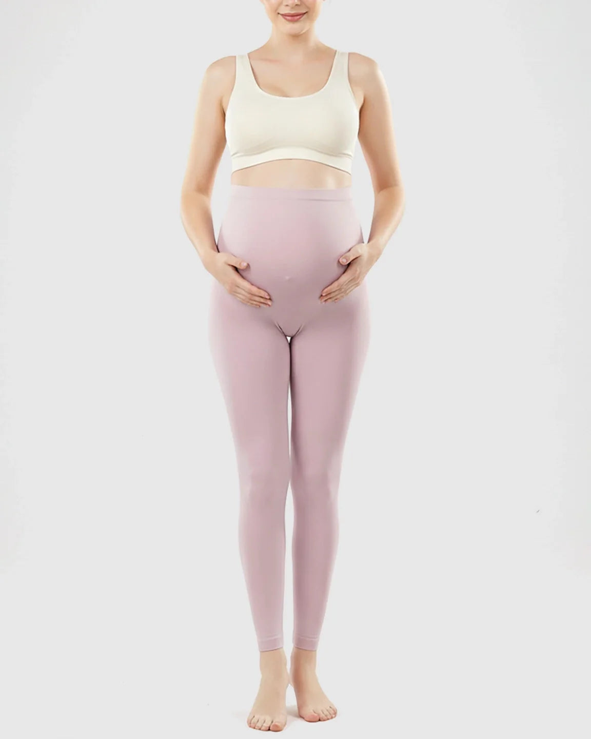 Bump Society – The Comfort Collection: Olivra Seamless High-Waist Maternity Leggings