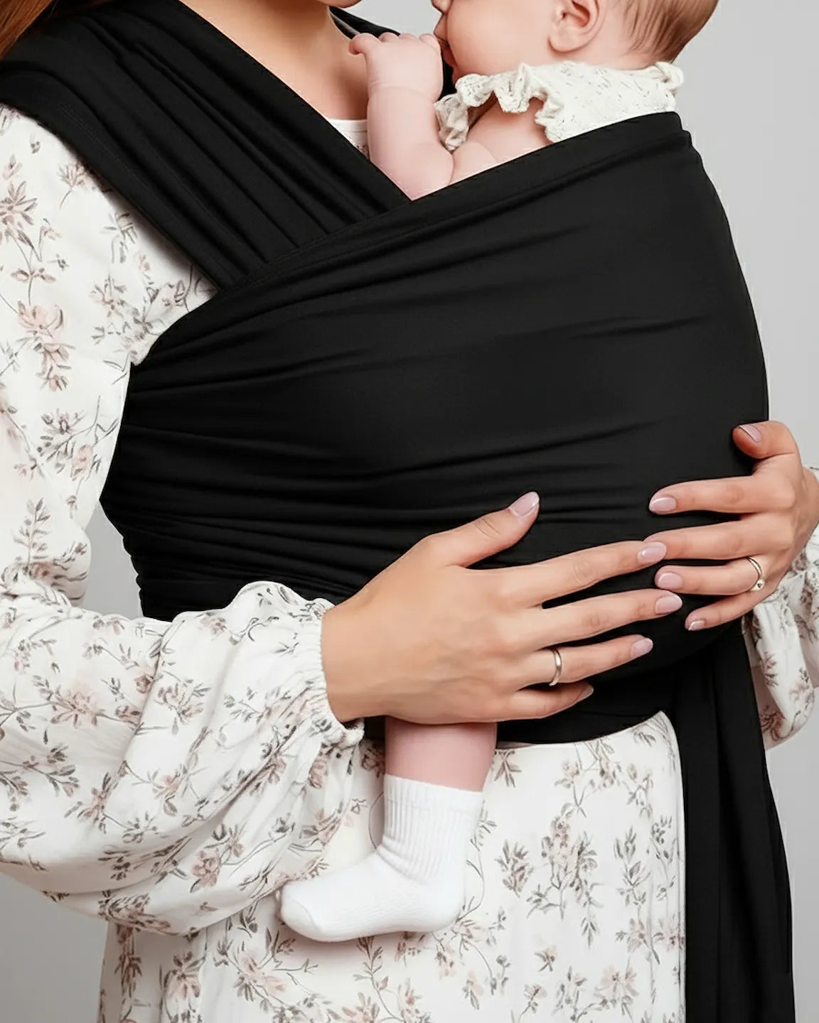 Bump Society – The Comfort Collection: Skin-to-Skin Adjustable Baby Wrap Carrier