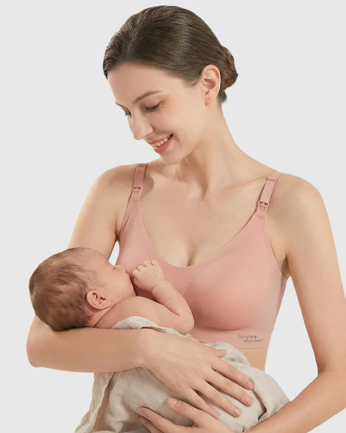 Bump Society – The Nursing Collection: Clip-Down Straps Contoured Nursing Bra