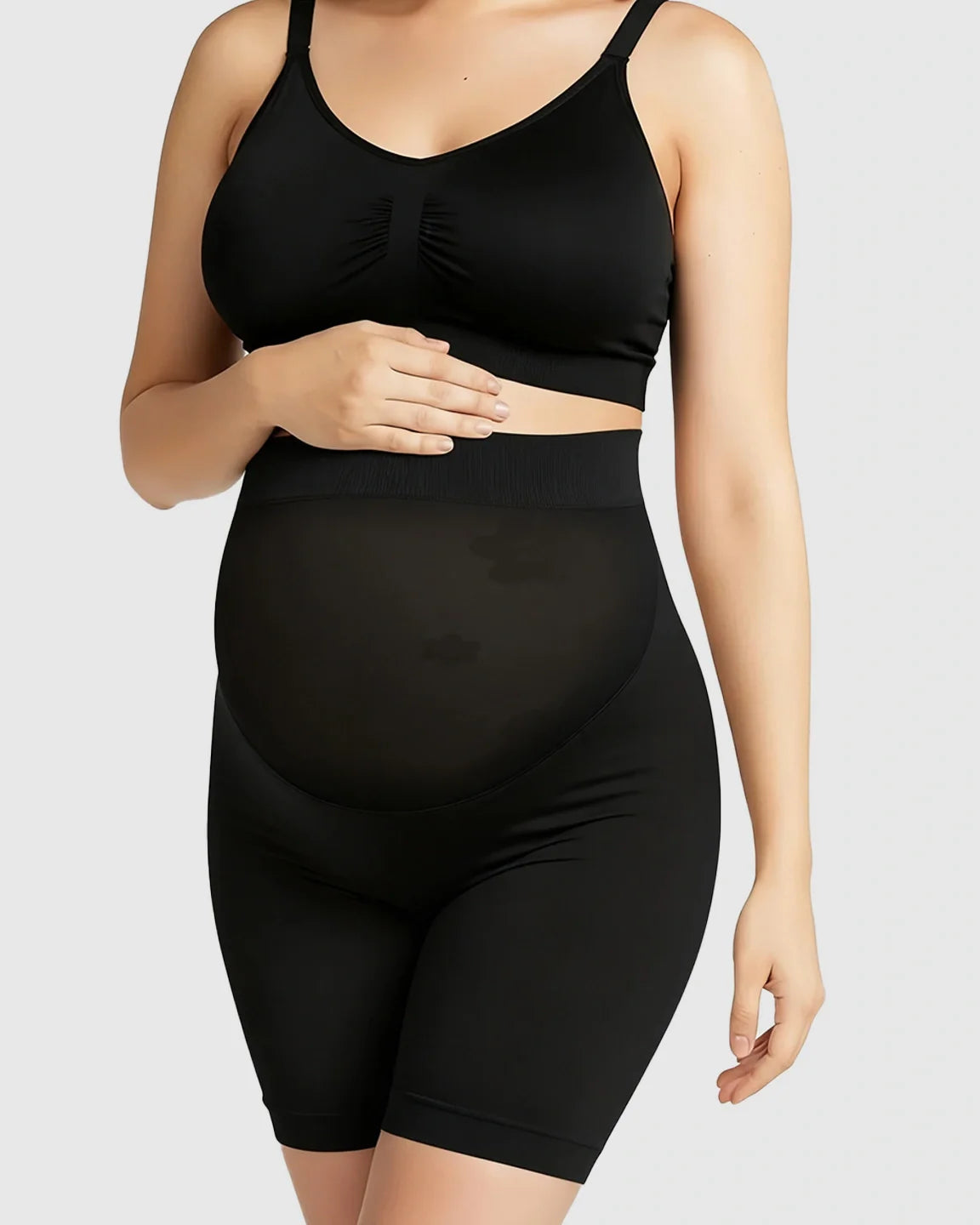 Bump Society – The Comfort Collection: High-Waist Loose Fit Maternity Shorts