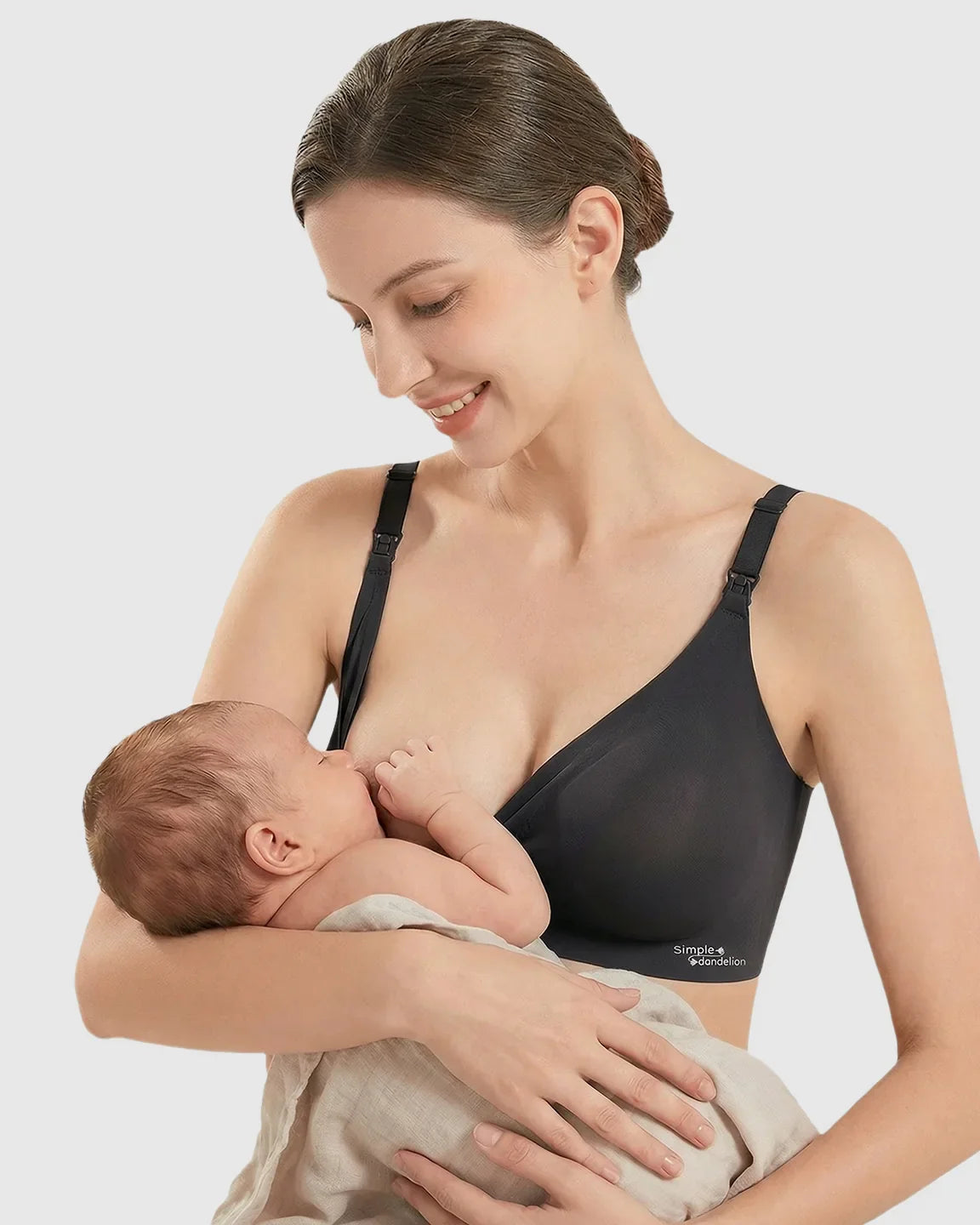 Bump Society – The Nursing Collection: Clip-Down Straps Contoured Nursing Bra