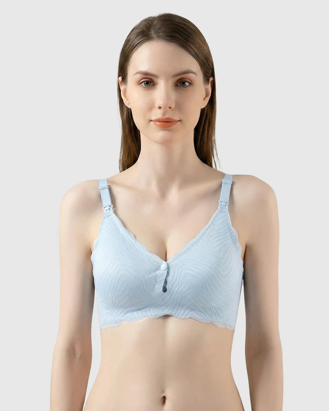 Bump Society – The Nursing Collection: Dual Clasp Seamless Maternity Nursing Bra