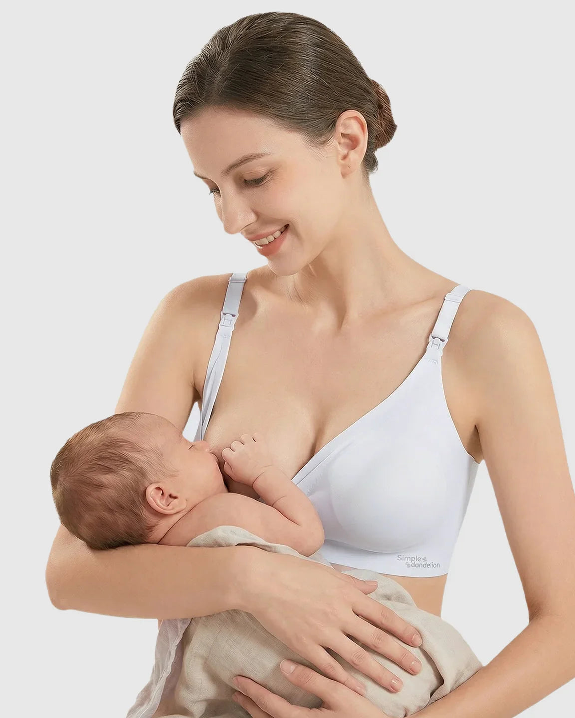 Bump Society – The Nursing Collection: Clip-Down Straps Contoured Nursing Bra
