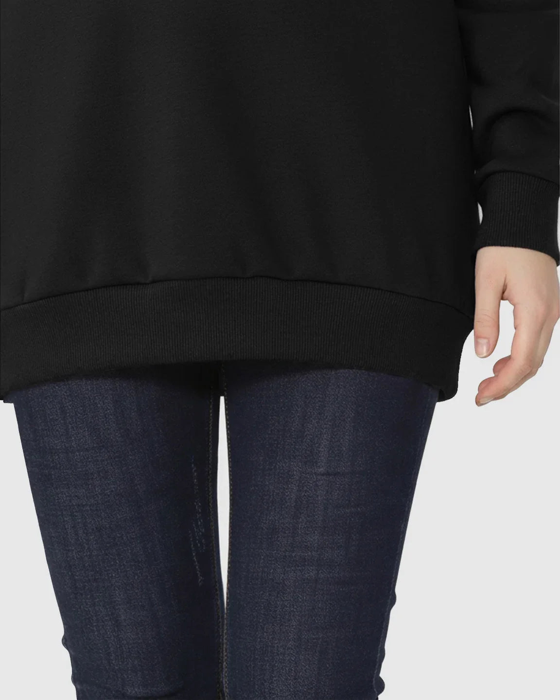 Bump Society – The Nursing Collection: Long-Sleeve Zipper Opening Maternity Nursing Top