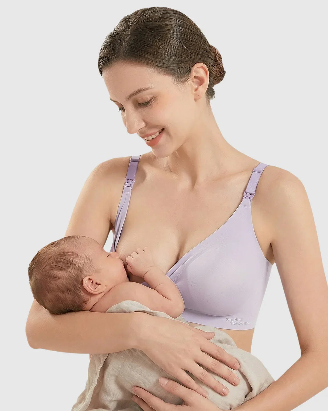 Bump Society – The Nursing Collection: Clip-Down Straps Contoured Nursing Bra