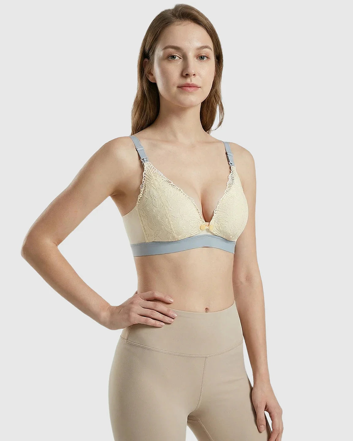Bump Society – The Nursing Collection: Front-Open Wireless Nursing Bra