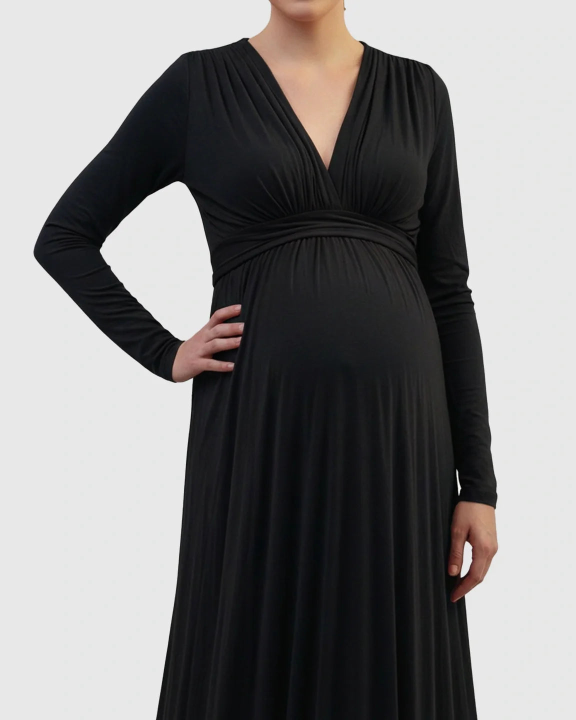 Bump Society – The Comfort Collection: Empire Waist Romantic Style Maternity Photography Gown