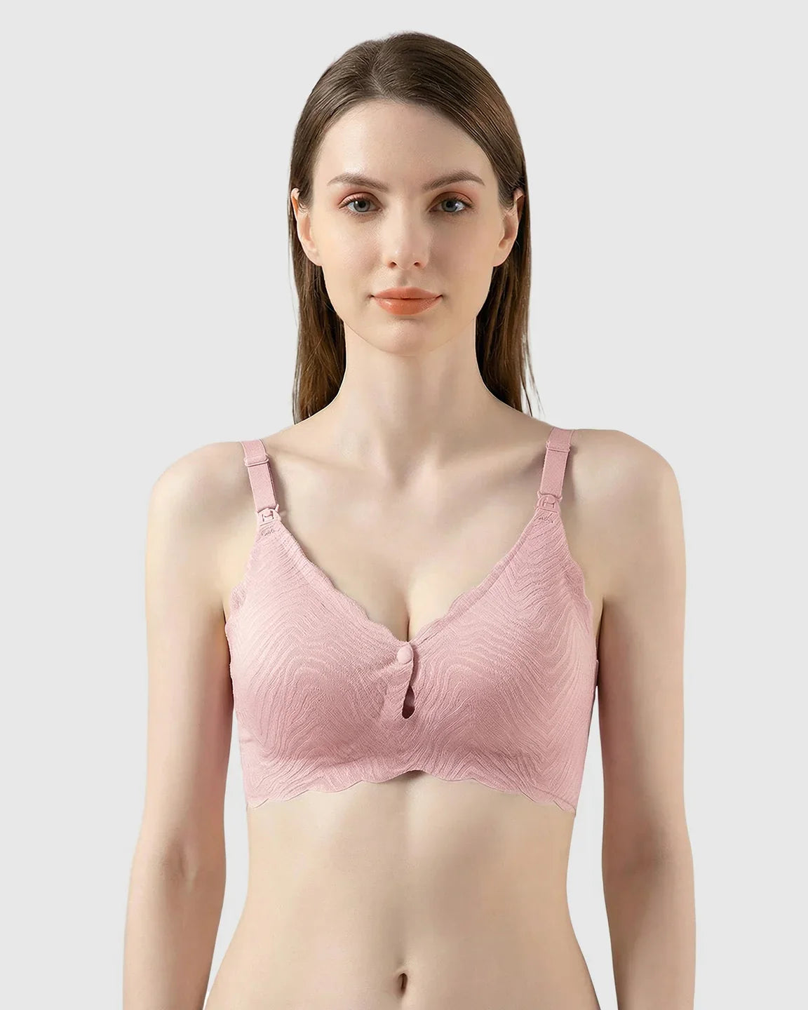Bump Society – The Nursing Collection: Dual Clasp Seamless Maternity Nursing Bra