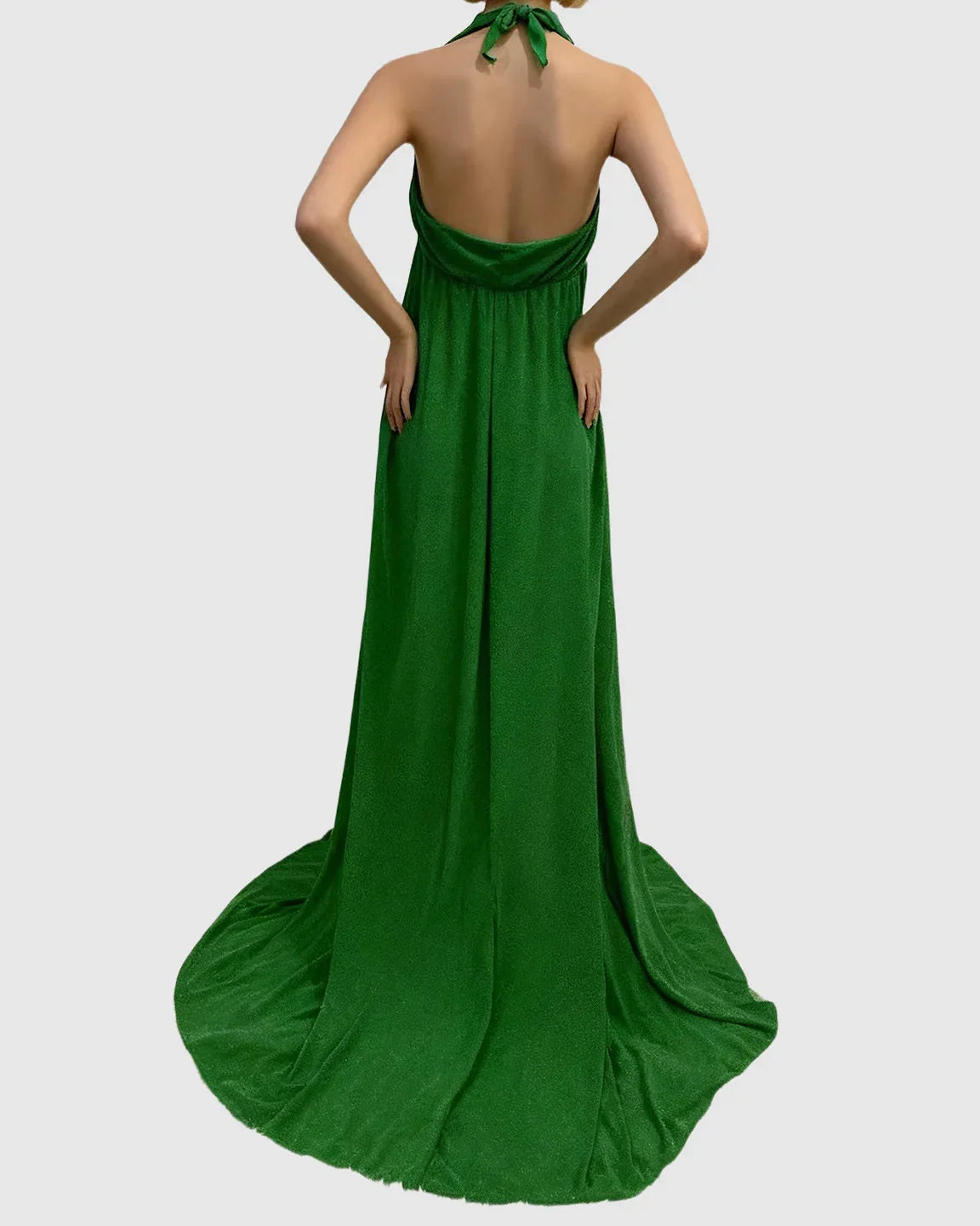 Bump Society – The Comfort Collection: Tie-Back Flowing Maternity Evening Gown