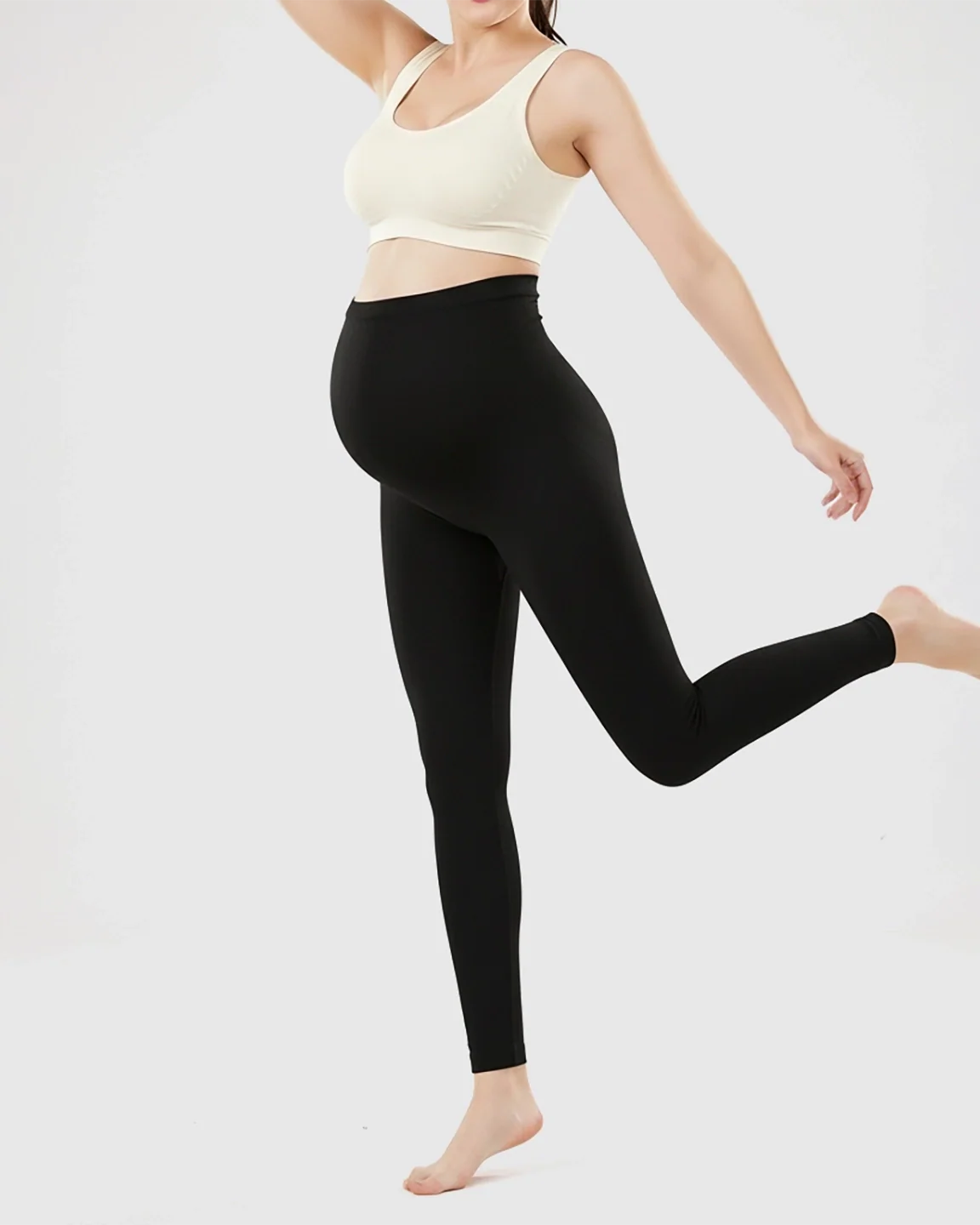 Bump Society – The Comfort Collection: Olivra Seamless High-Waist Maternity Leggings