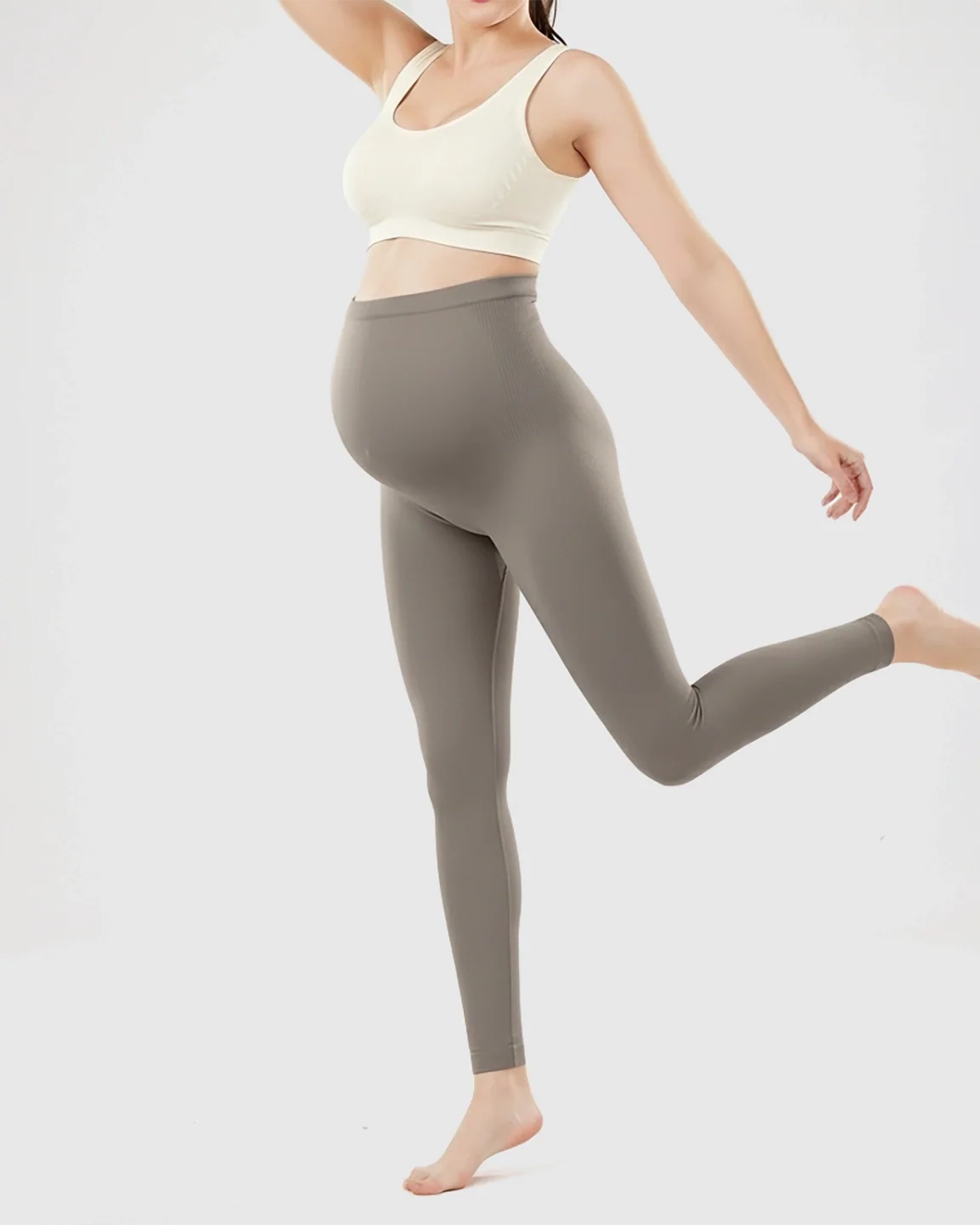 Bump Society – The Comfort Collection: Olivra Seamless High-Waist Maternity Leggings