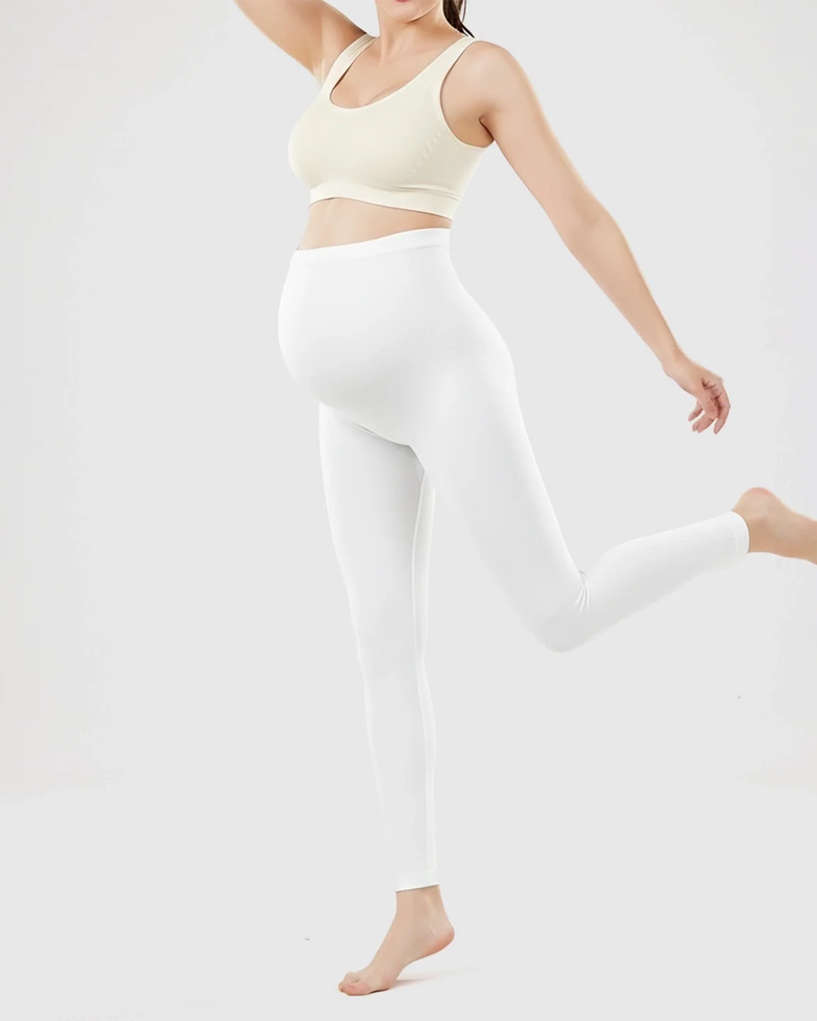 Bump Society – The Comfort Collection: Olivra Seamless High-Waist Maternity Leggings