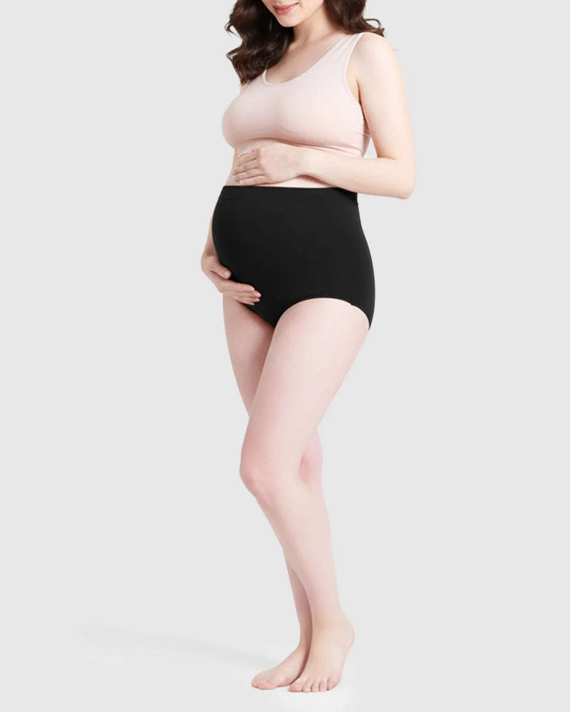 Bump Society – The Comfort Collection: Soft Seamless High Waist Maternity Panties