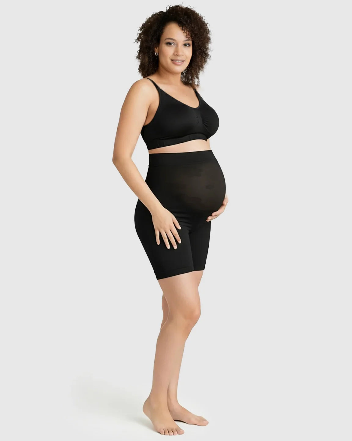 Bump Society – The Comfort Collection: High-Waist Loose Fit Maternity Shorts