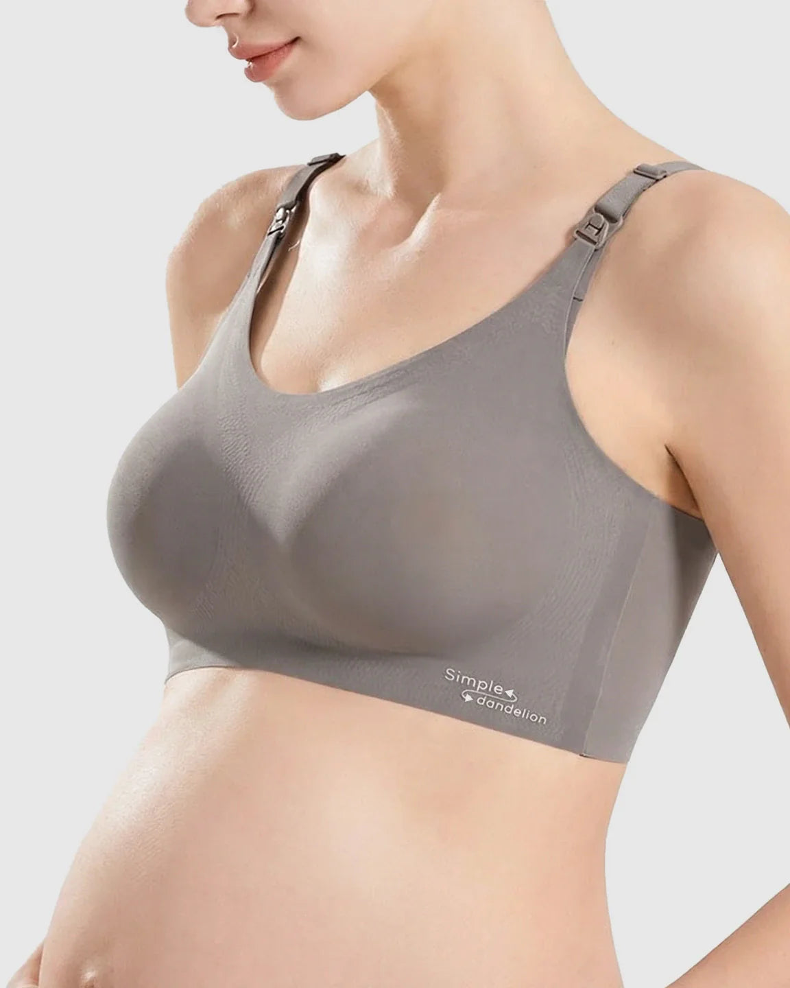 Bump Society – The Nursing Collection: Clip-Down Straps Contoured Nursing Bra