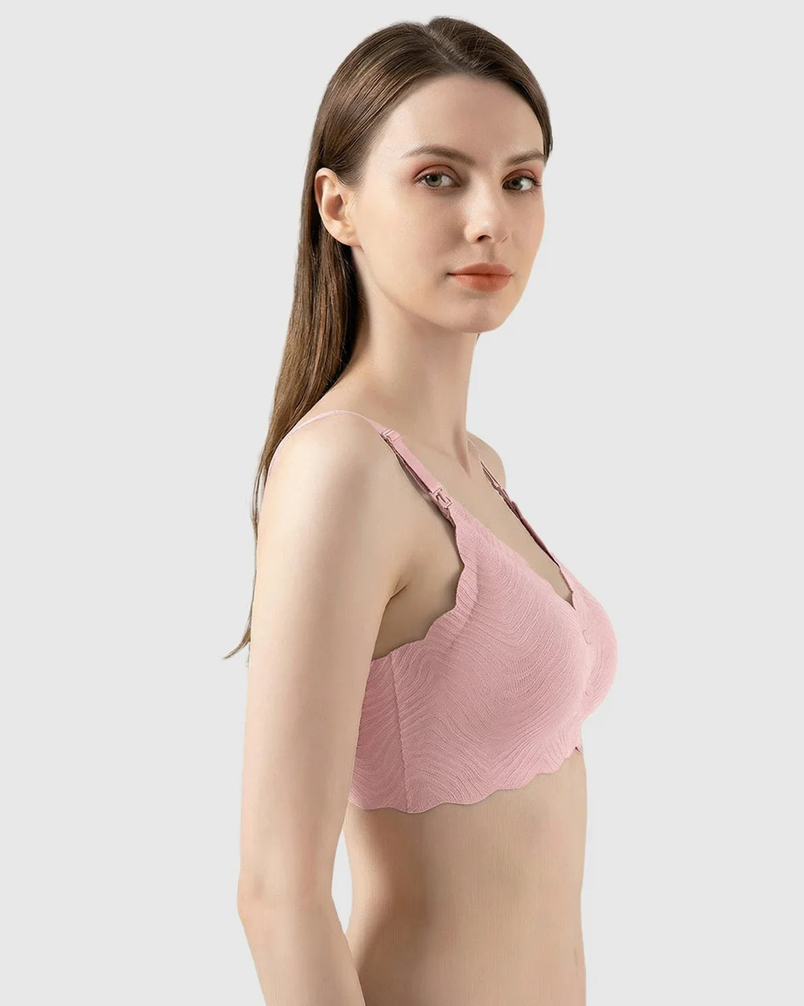 Bump Society – The Nursing Collection: Dual Clasp Seamless Maternity Nursing Bra