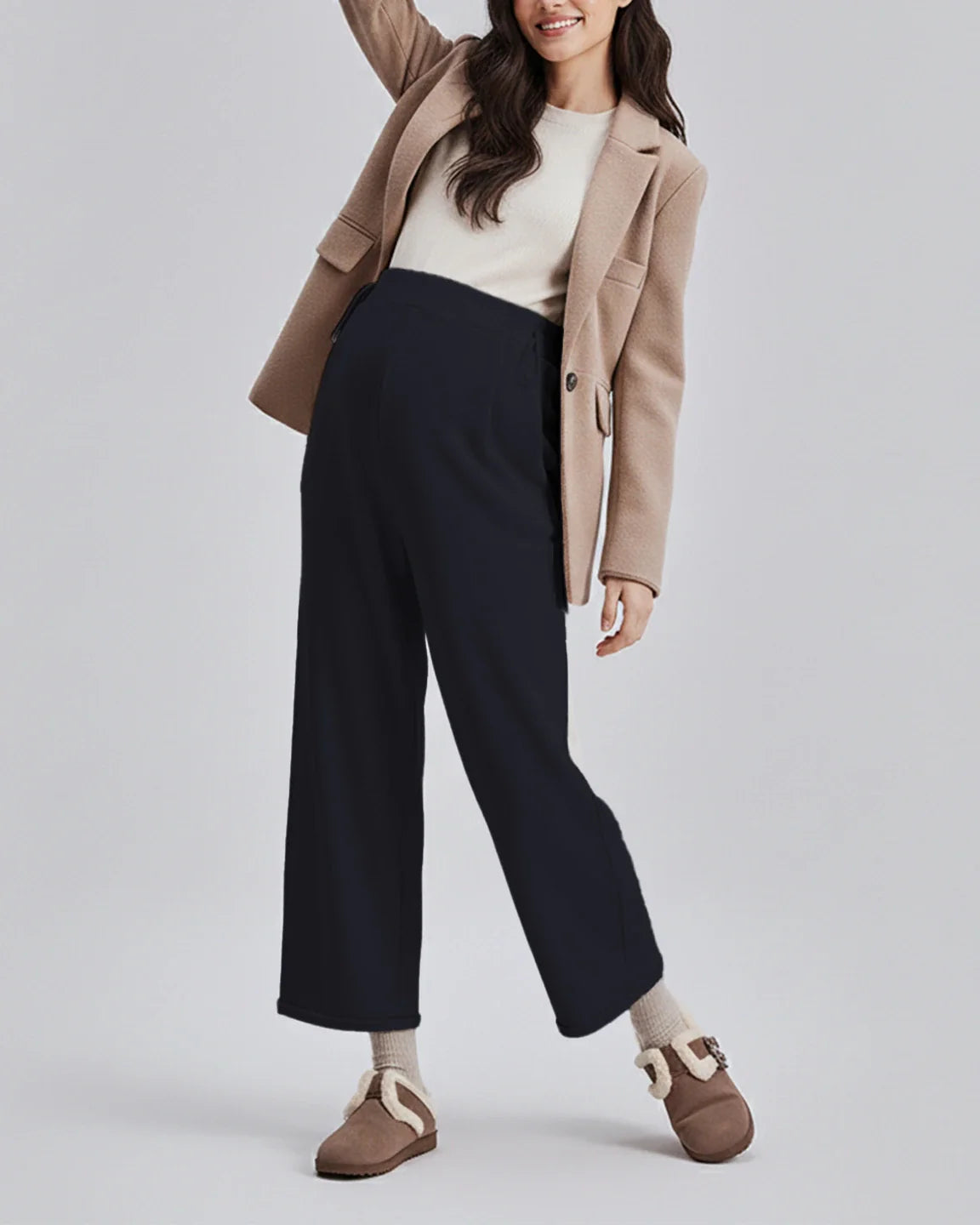 Bump Society – The Comfort Collection: Drawstring Straight Leg Maternity Pants