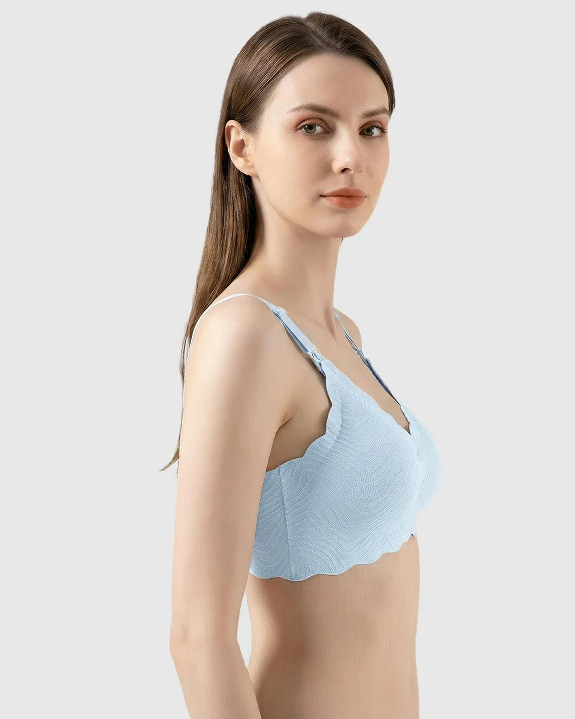 Bump Society – The Nursing Collection: Dual Clasp Seamless Maternity Nursing Bra