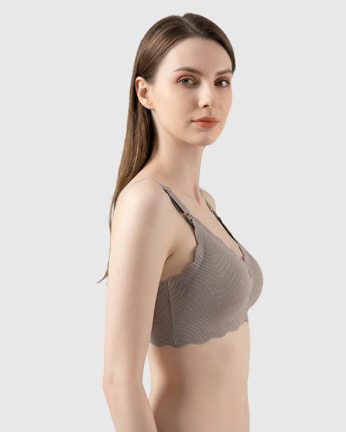 Bump Society – The Nursing Collection: Dual Clasp Seamless Maternity Nursing Bra