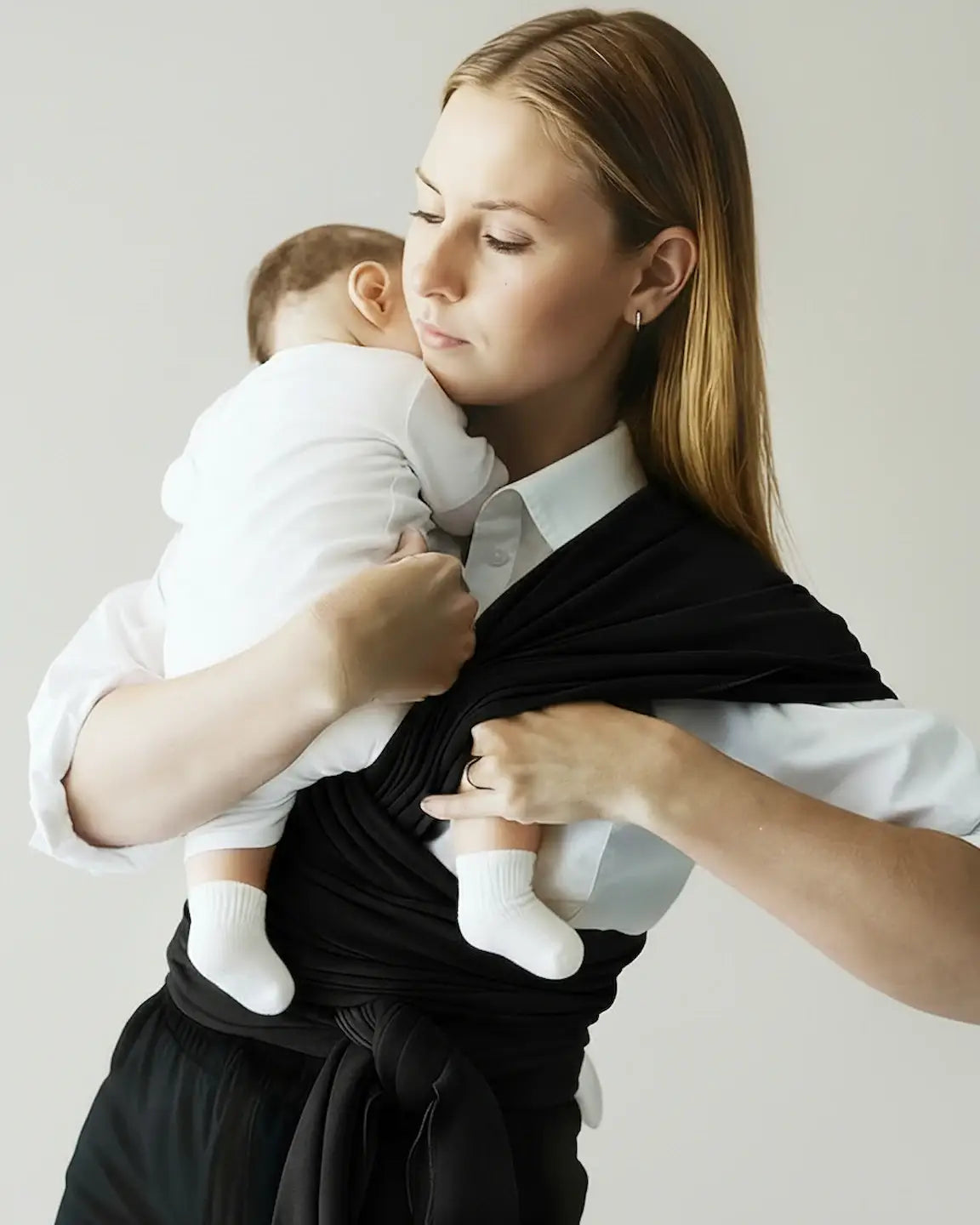 Bump Society – The Comfort Collection: Skin-to-Skin Adjustable Baby Wrap Carrier