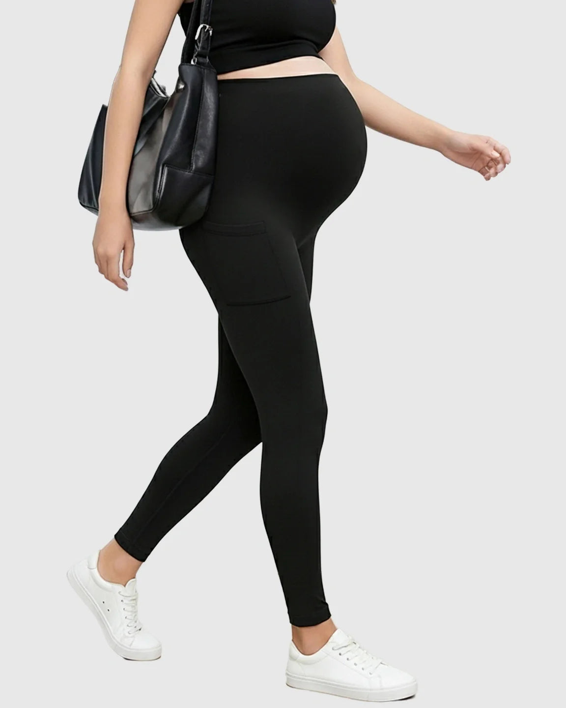 Bump Society – The Support Collection: Support Panel Over-Belly Skinny Fit Maternity Leggings